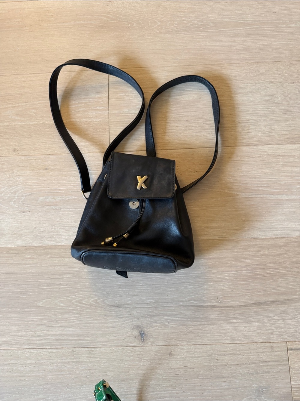 PALOMA Picasso buttery soft leather backpack goldtone hardware Women’s.